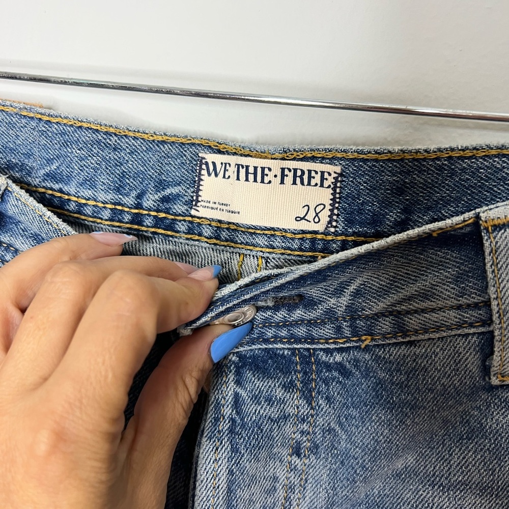 Free people Maggie ripped cropped women’s jeans size 28 - Picture 3 of 4
